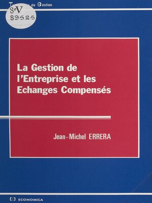 cover image of La gestion de l'entreprise et les échanges compensés